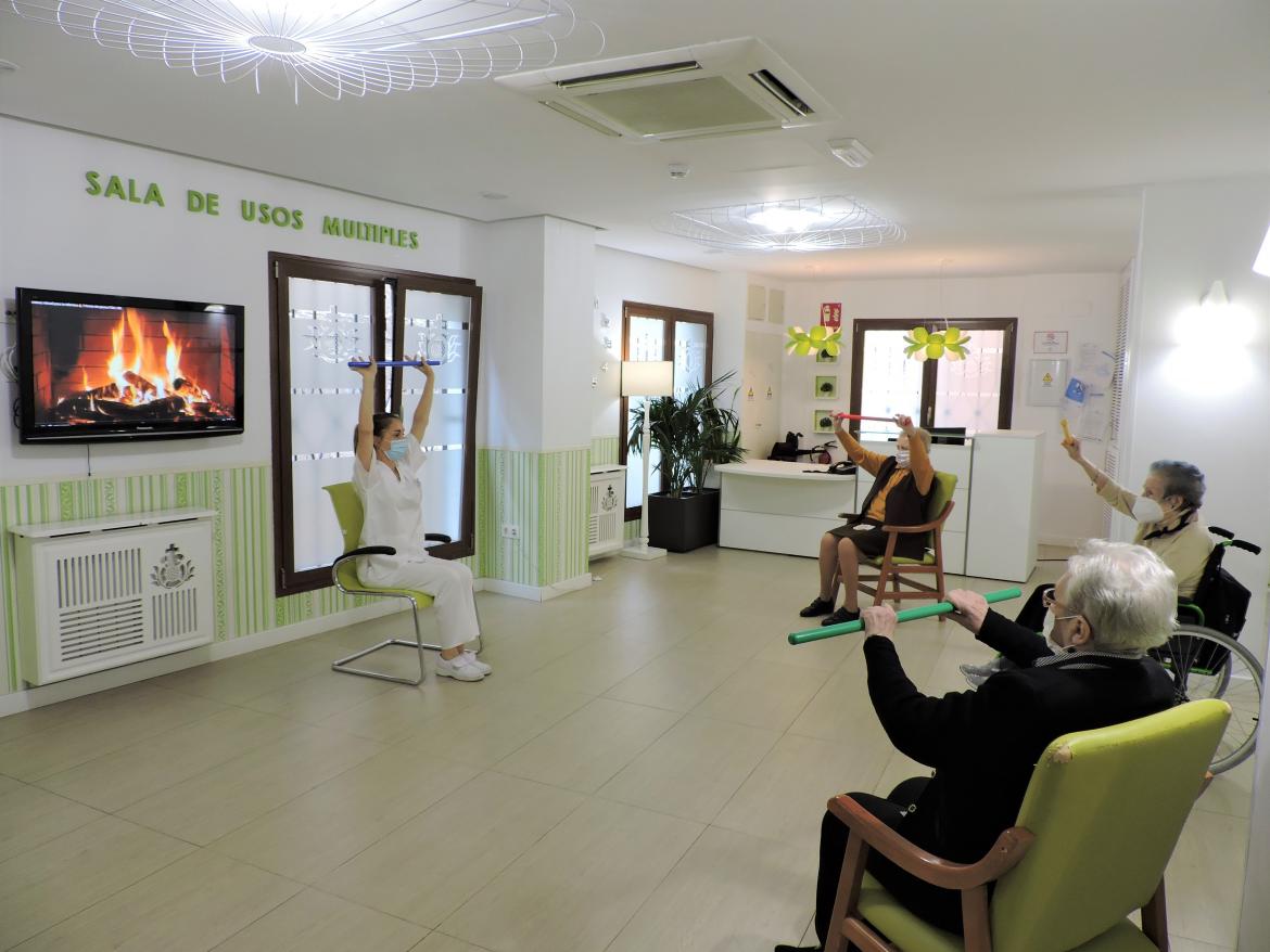 Terapia ocupacional en el centro de día de la Residencia de mayores San Juan de Dios