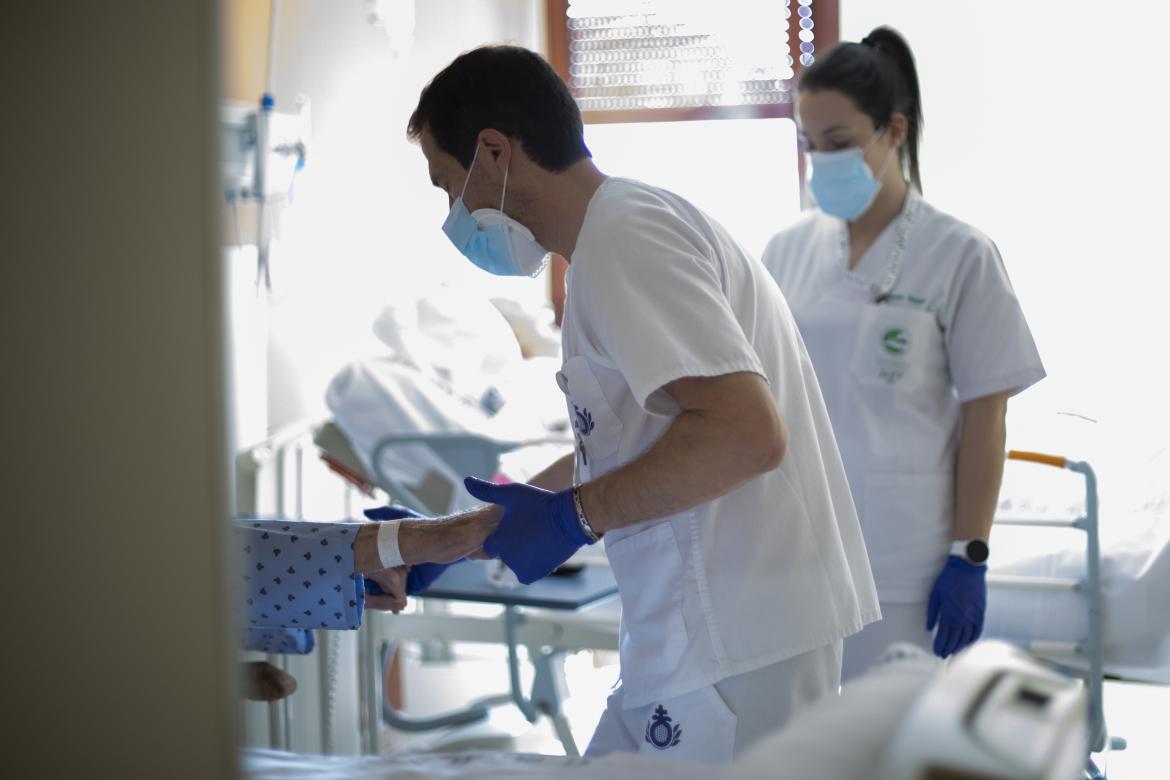 Rehabilitación de un paciente en el Hospital San Rafael